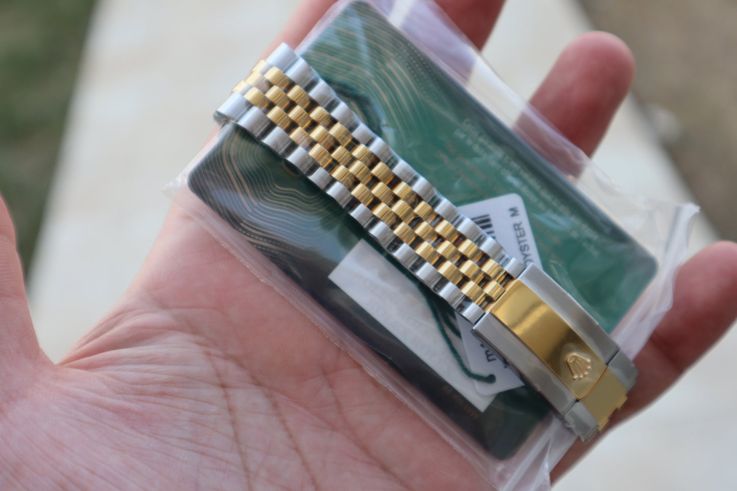 رولكس دايت جست تو تون مينا ابيض - كلين مع سيريال حقيقي