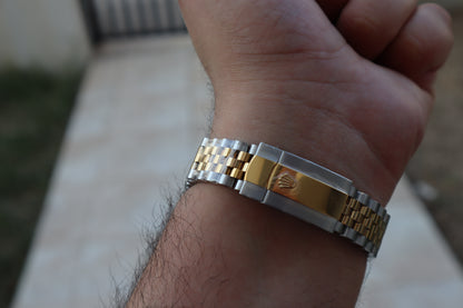 رولكس دايت جست تو تون مينا ابيض - كلين مع سيريال حقيقي