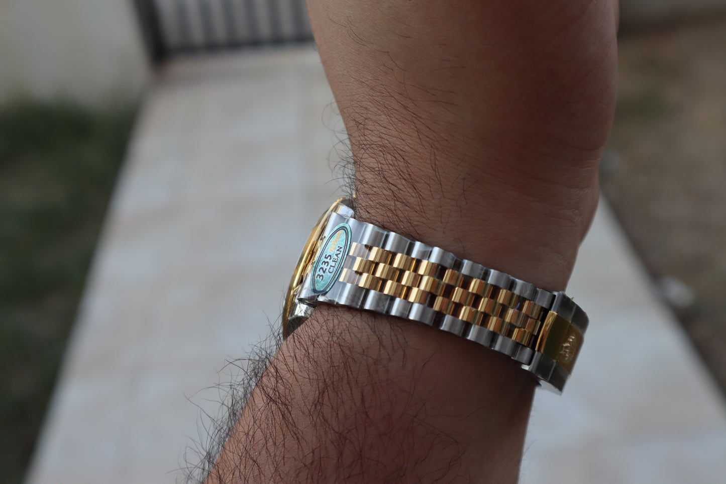 رولكس دايت جست تو تون مينا ابيض - كلين مع سيريال حقيقي