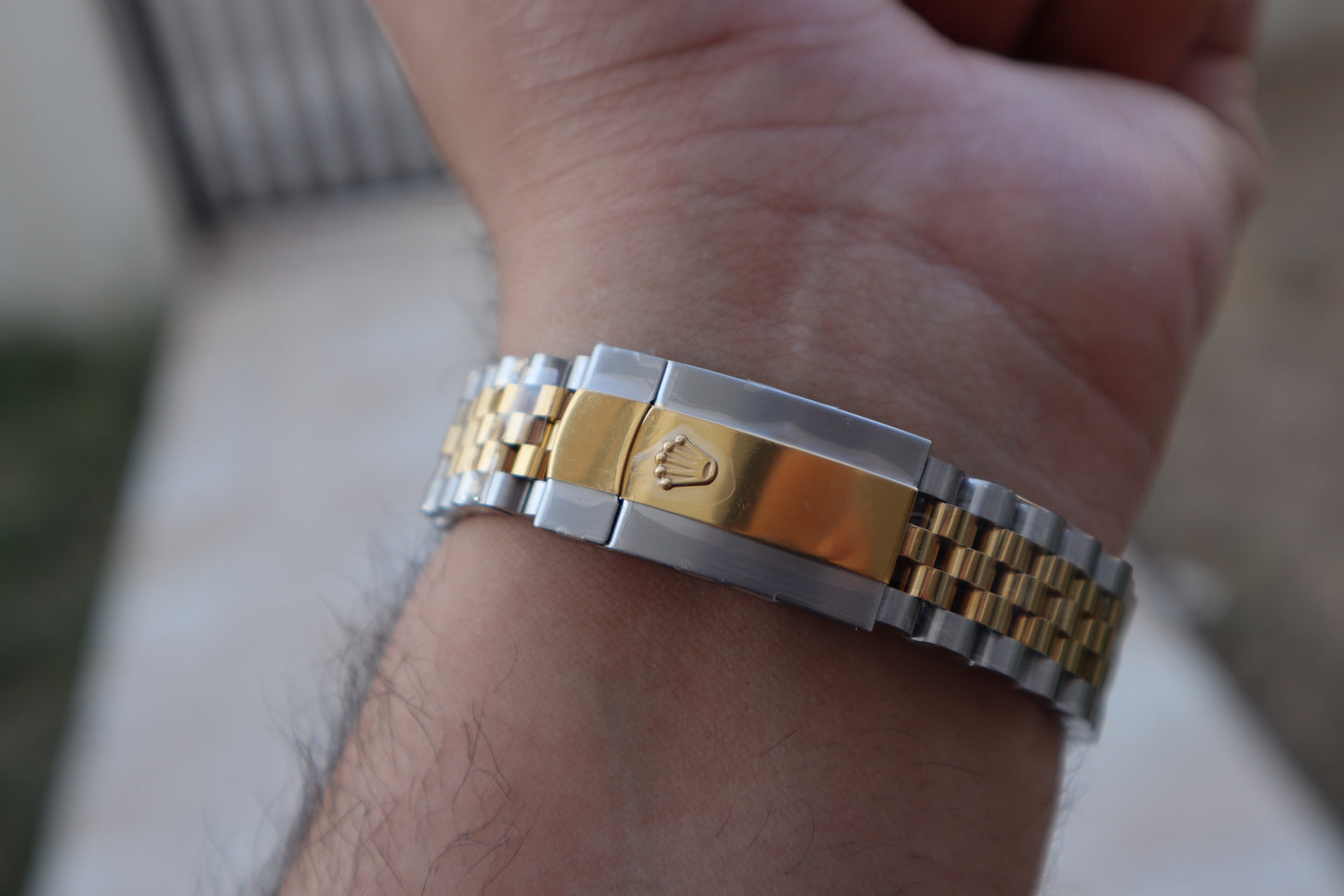 رولكس دايت جست تو تون مينا ابيض - كلين مع سيريال حقيقي