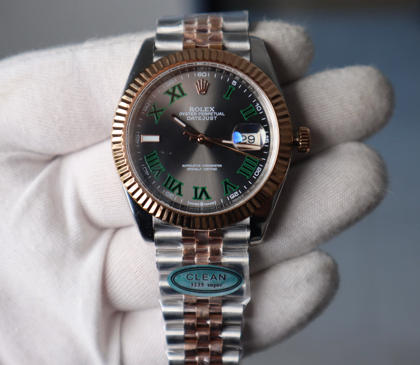 Rolex DateJust wimbledon - Clean - دايت جست ويمبلدون كلين حبه واحده