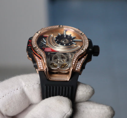 Hublot BIGBANG mp-13 tourbillon RoseGold - هبلوت بيجبانج روزجولد كلين