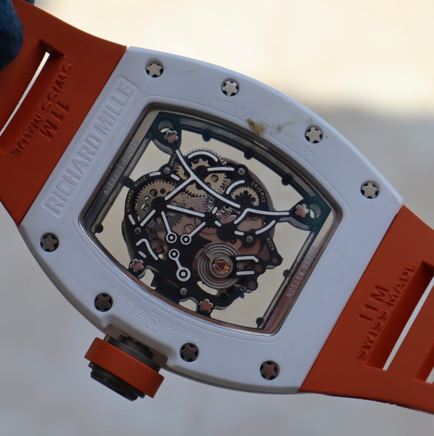 ريتشارد ميل بوبا واتسون أورانج - كلين طبق الأصل ماكينة سويسري