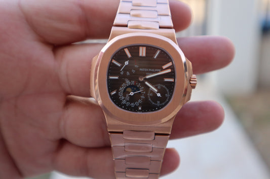 باتيك فيليب نوتلس 5712 روز جولد - كلين طبق الأصل فينيشنج عال جدا