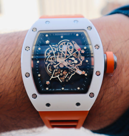 ريتشارد ميل بوبا واتسون أورانج - كلين طبق الأصل ماكينة سويسري