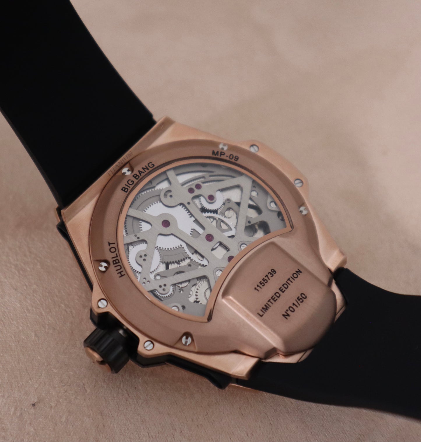 Hublot BIGBANG mp-13 tourbillon RoseGold - هبلوت بيجبانج روزجولد كلين