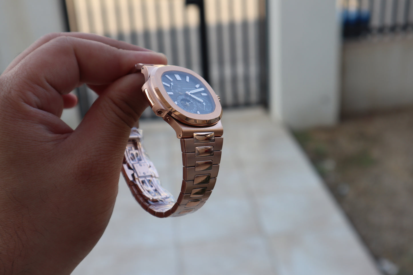 باتيك فيليب نوتلس 5712 روز جولد - كلين طبق الأصل فينيشنج عال جدا