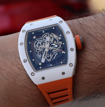 ريتشارد ميل بوبا واتسون أورانج - كلين طبق الأصل ماكينة سويسري