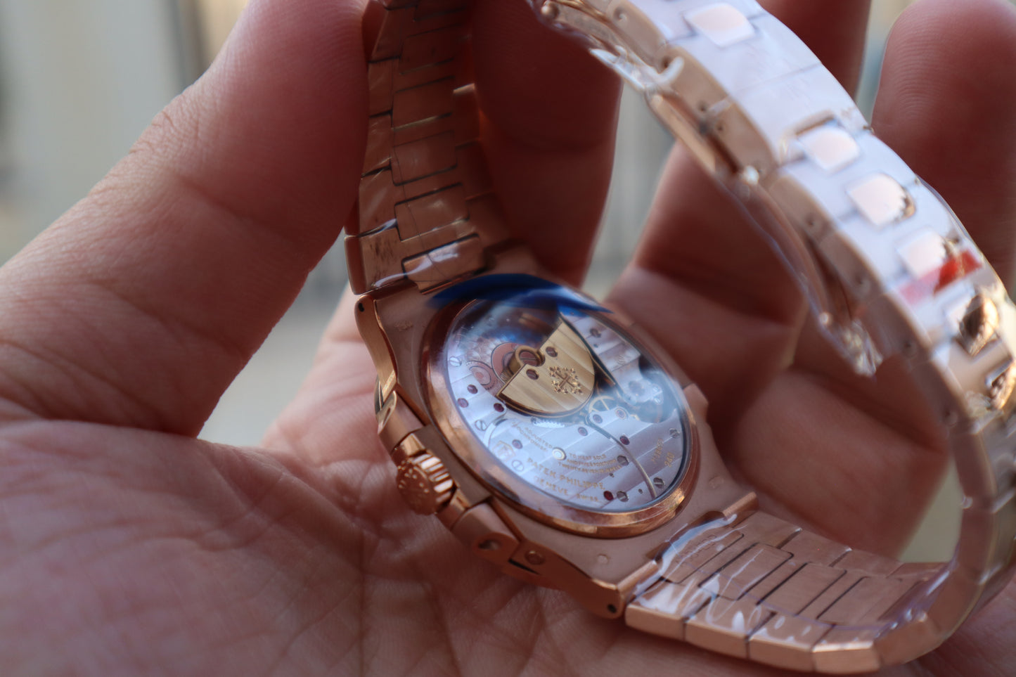 باتيك فيليب نوتلس 5712 روز جولد - كلين طبق الأصل فينيشنج عال جدا