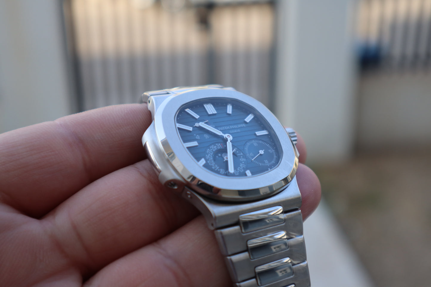 باتيك فيليب نوتلس 5712 ستانلس - كلين طبق الأصل فينيشنج عال جدا