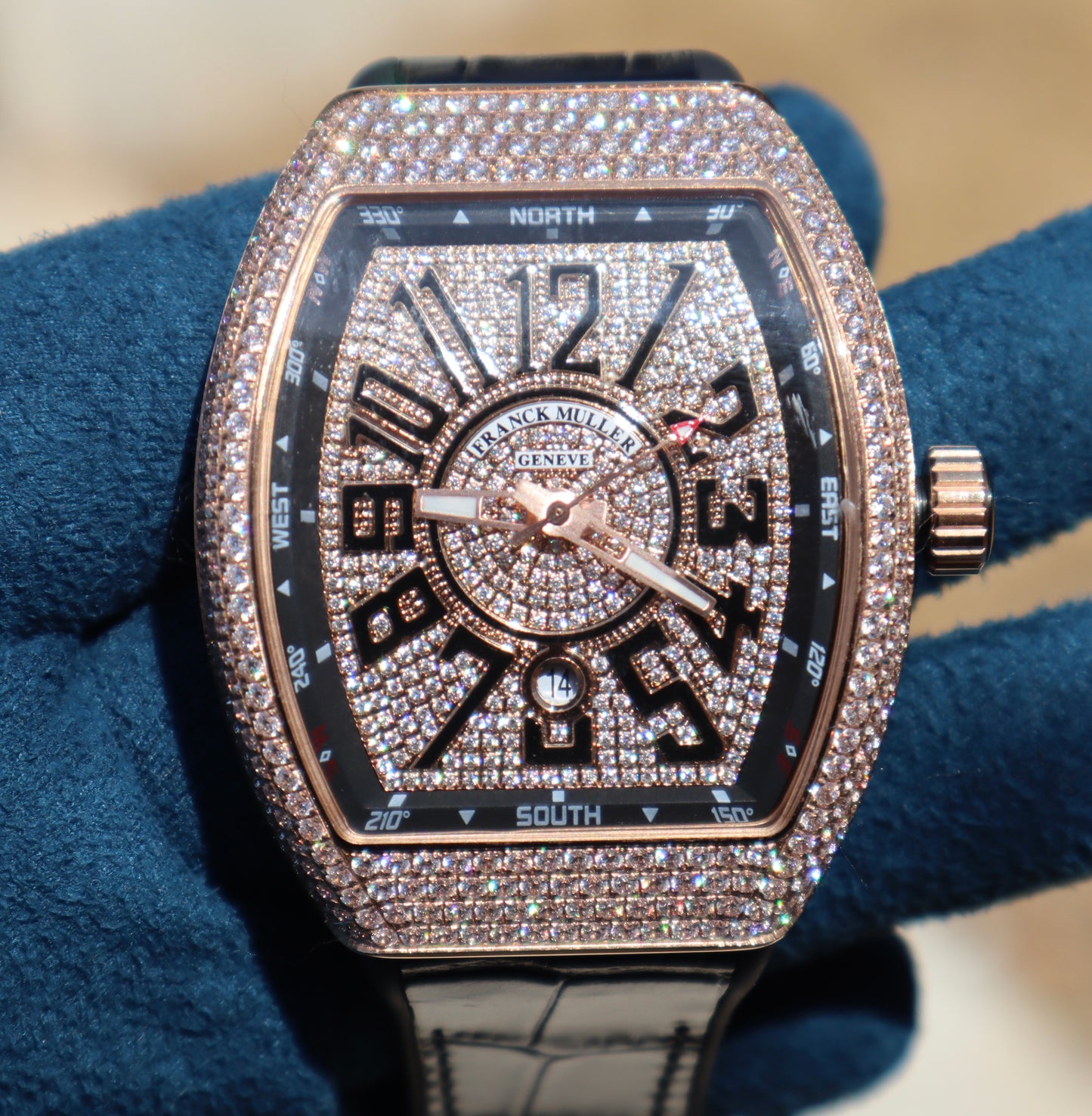 Frank muller- فرانك مولر روزجولد دايموند كلين