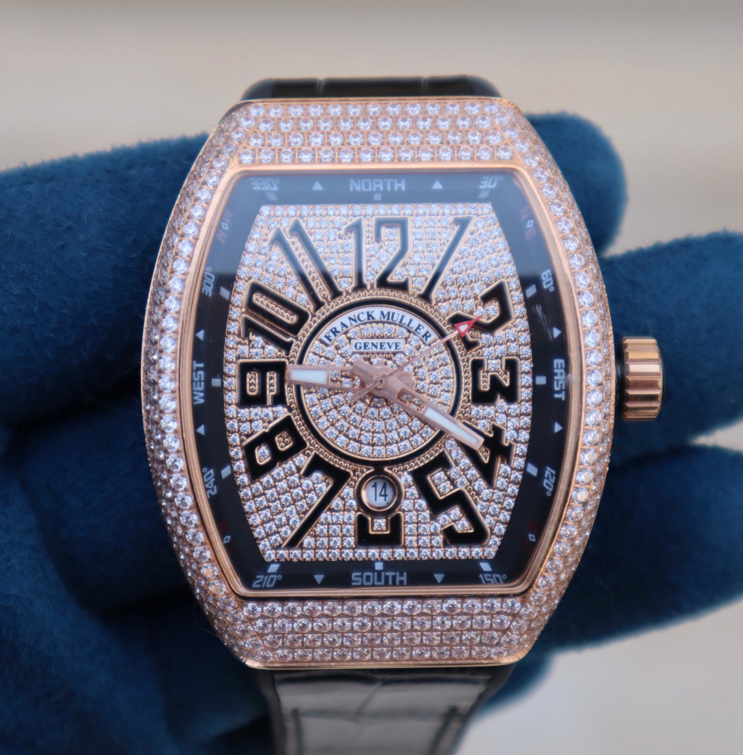 Frank muller- فرانك مولر روزجولد دايموند كلين