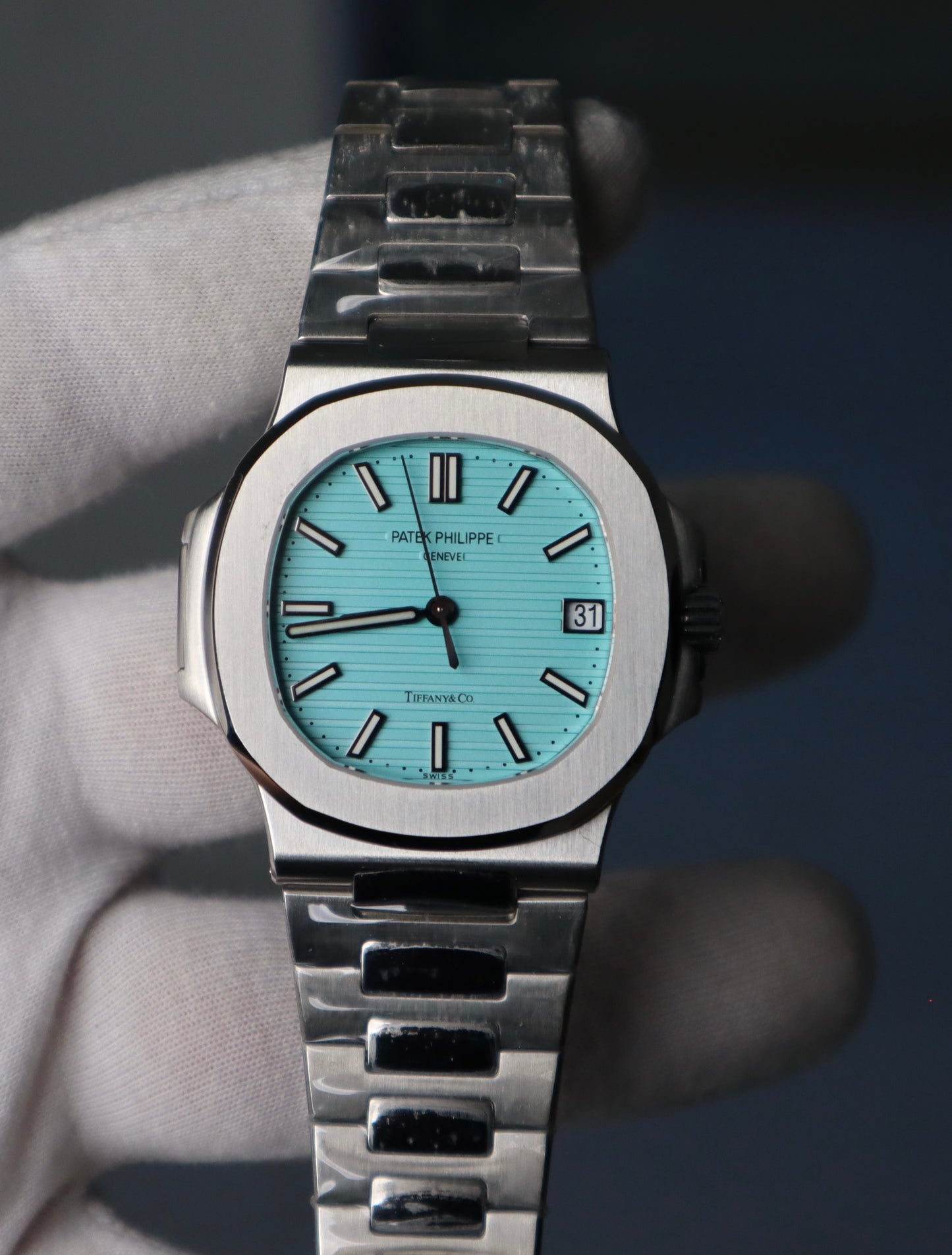 PATEK Philippe Tiffany CLEAN - تيفاني نسبة تطابق عالية جدا لا تفرق مكينة تصميم سويسري