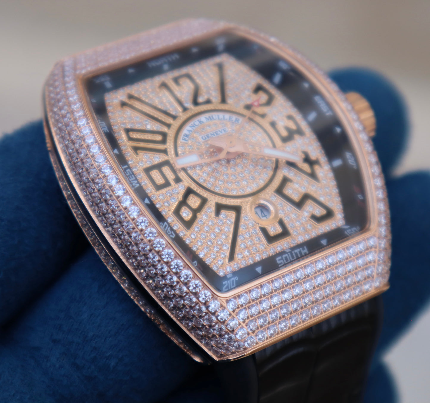 Frank muller- فرانك مولر روزجولد دايموند كلين