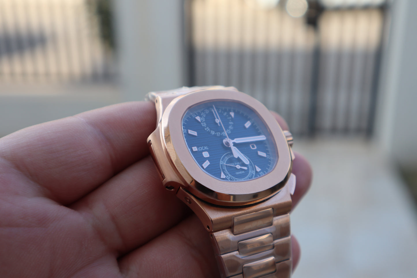 باتيك فيليب نوتلس كرونوجراف - ألترا ماتش حبة وحدة بالعراق مستحيل تتميز باليد