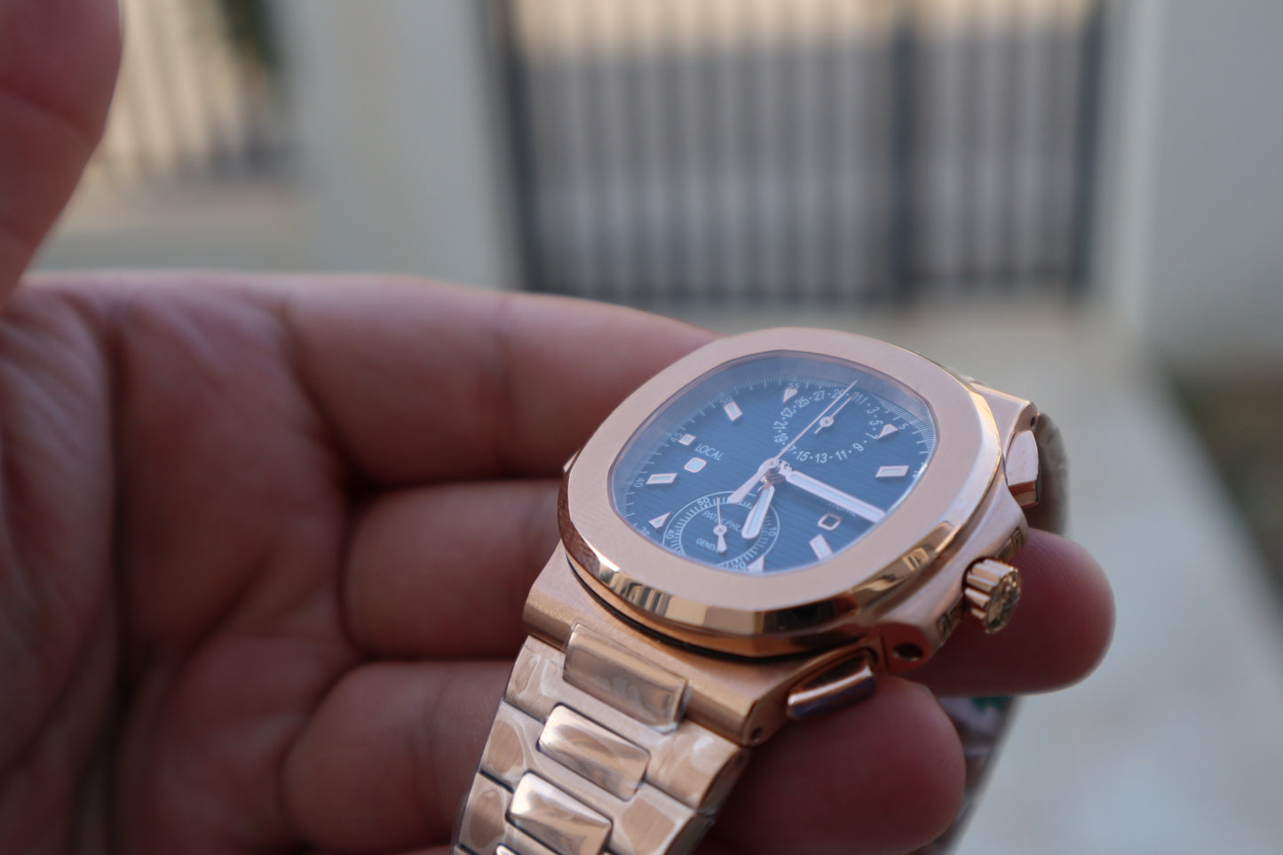 باتيك فيليب نوتلس كرونوجراف - ألترا ماتش حبة وحدة بالعراق مستحيل تتميز باليد