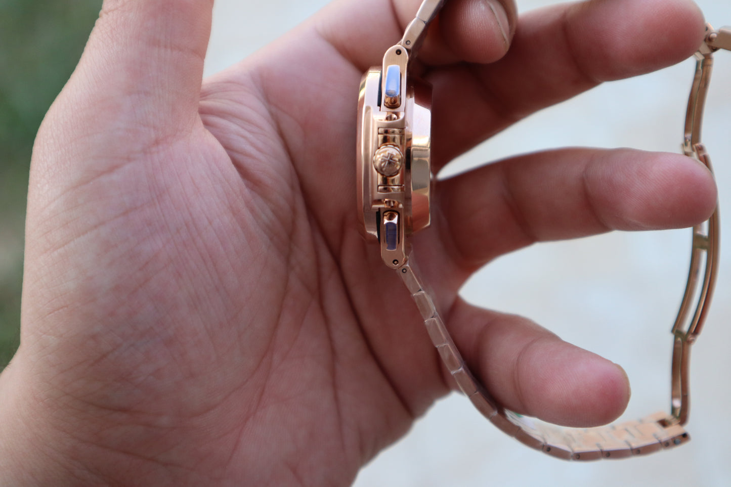 باتيك فيليب نوتلس كرونوجراف - ألترا ماتش حبة وحدة بالعراق مستحيل تتميز باليد