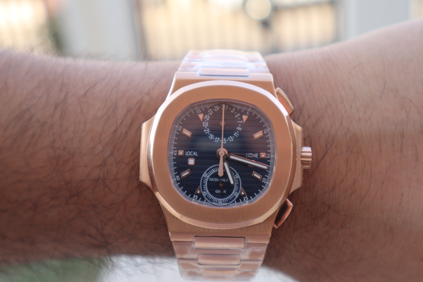 باتيك فيليب نوتلس كرونوجراف - ألترا ماتش حبة وحدة بالعراق مستحيل تتميز باليد