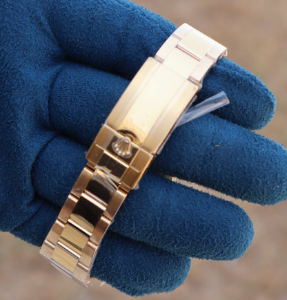 Rolex Daytona Yellow Gold Ruby - رولكس دايتونا ذهب اصفر ياقوت اخضر طبق الأصل ماكينة سويسري نادرة جداً