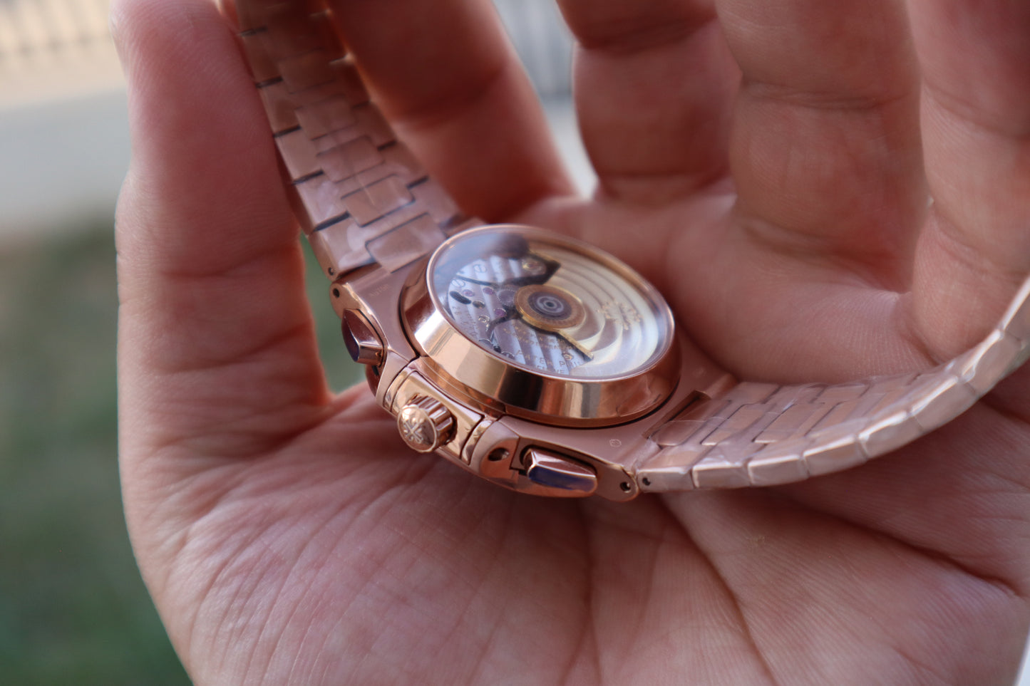 باتيك فيليب نوتلس كرونوجراف - ألترا ماتش حبة وحدة بالعراق مستحيل تتميز باليد