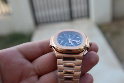 باتيك فيليب نوتلس كرونوجراف - ألترا ماتش حبة وحدة بالعراق مستحيل تتميز باليد