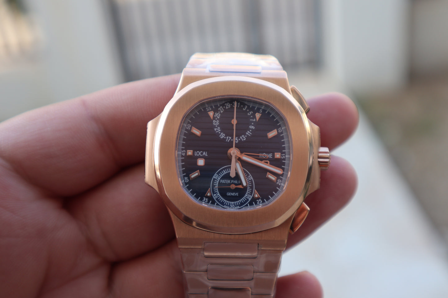 باتيك فيليب نوتلس كرونوجراف - ألترا ماتش حبة وحدة بالعراق مستحيل تتميز باليد