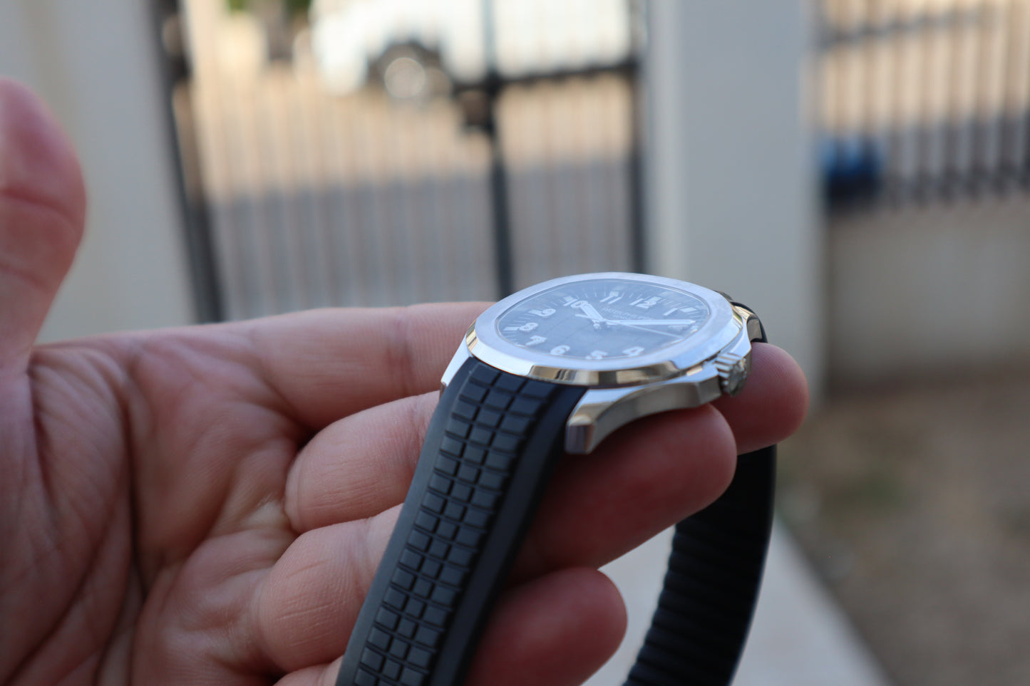 باتيك فيليب اكوانوت ستراب اسود - الترا ماتش طبق الاصل