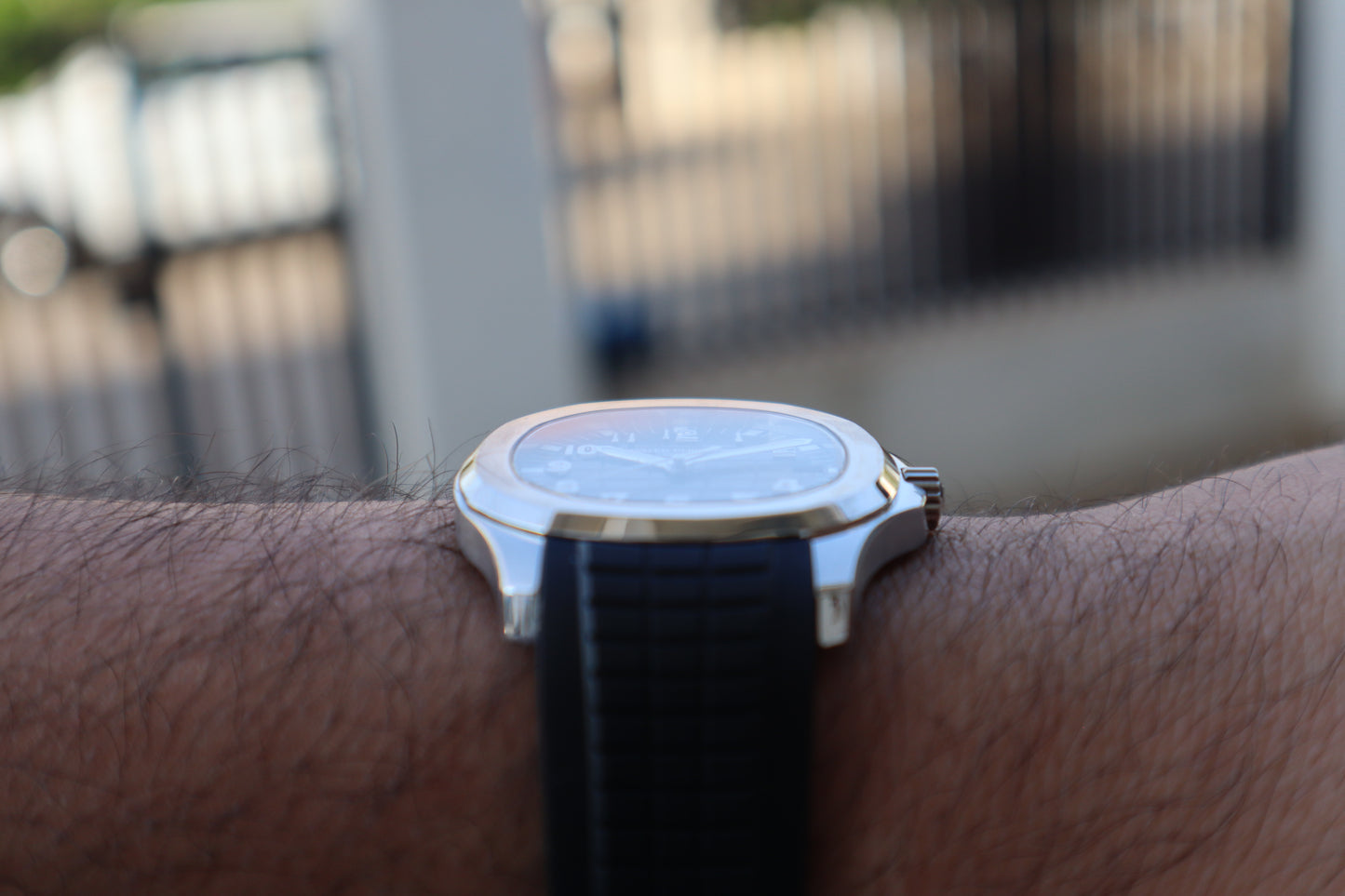 باتيك فيليب اكوانوت ستراب اسود - الترا ماتش طبق الاصل