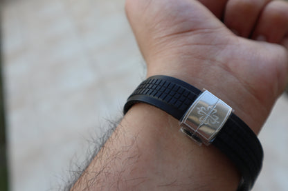 باتيك فيليب اكوانوت ستراب اسود - الترا ماتش طبق الاصل