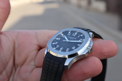 باتيك فيليب اكوانوت ستراب اسود - الترا ماتش طبق الاصل