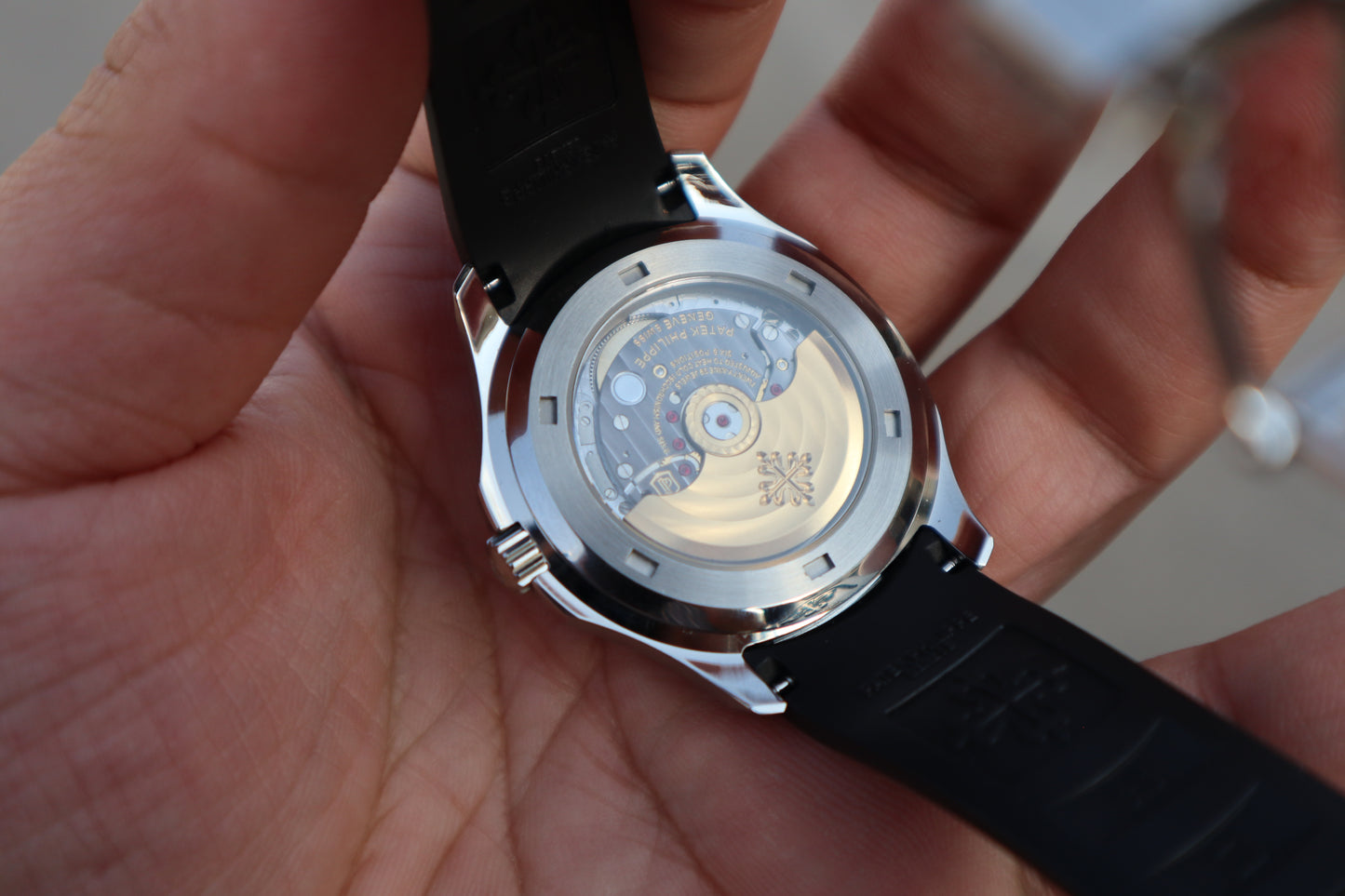 باتيك فيليب اكوانوت ستراب اسود - الترا ماتش طبق الاصل