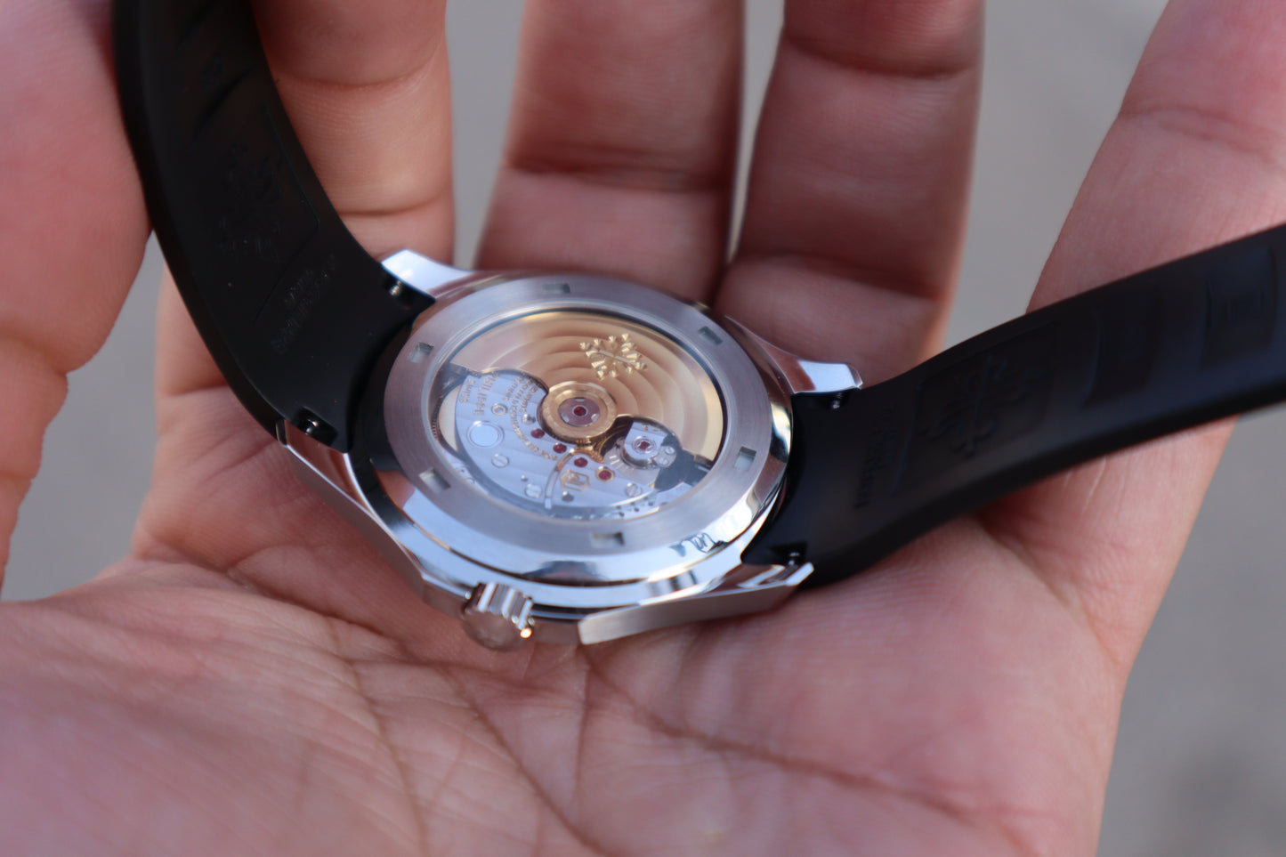 باتيك فيليب اكوانوت ستراب اسود - الترا ماتش طبق الاصل