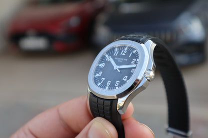 باتيك فيليب اكوانوت ستراب اسود - الترا ماتش طبق الاصل