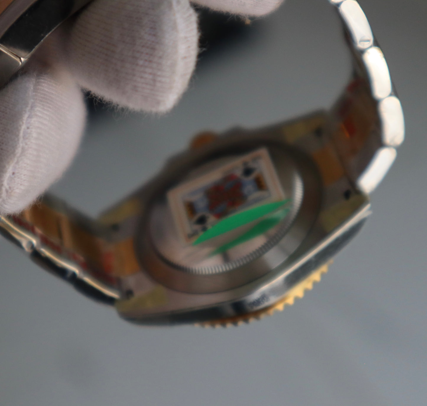 Rolex Submariner two tone- رولكس سابمارينر كلين طبق الاصل طلاء ذهب ١٨ نفس درجة الأصلي