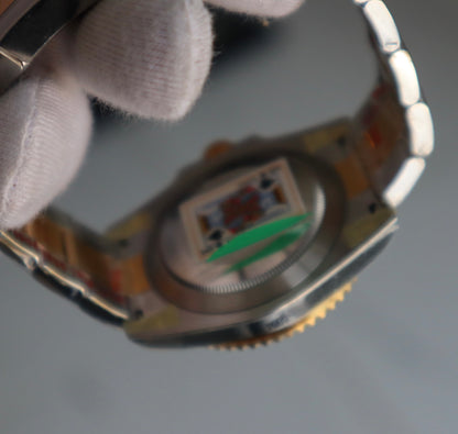 Rolex Submariner two tone- رولكس سابمارينر كلين طبق الاصل طلاء ذهب ١٨ نفس درجة الأصلي