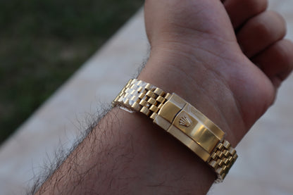 رولكس سكاي دويلر جوبلي فول جولد مينا اخضر - كلين اعلى كوالتي