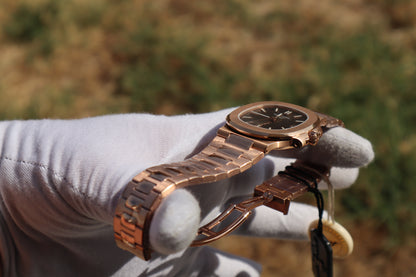 PATEK Philippe  Nautilus Rose Gold Clean - نوتيلس فول روزجولد كلين حبة واحدة