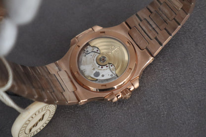 PATEK Philippe  Nautilus Rose Gold Clean - نوتيلس فول روزجولد كلين حبة واحدة