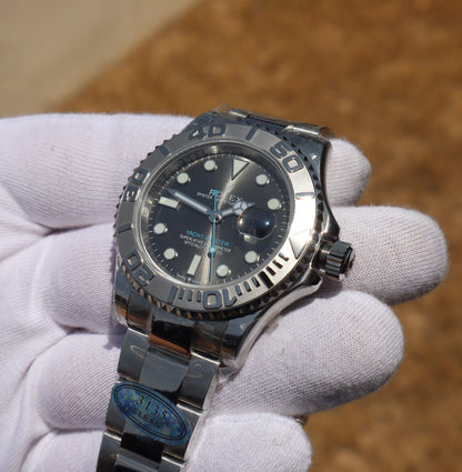 ROLEX YACHT MASTER- رولكس ياخت ماستر كلين طبق الأصل قطعة نادرة سويسري