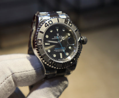 ROLEX YACHT MASTER- رولكس ياخت ماستر كلين طبق الأصل قطعة نادرة سويسري