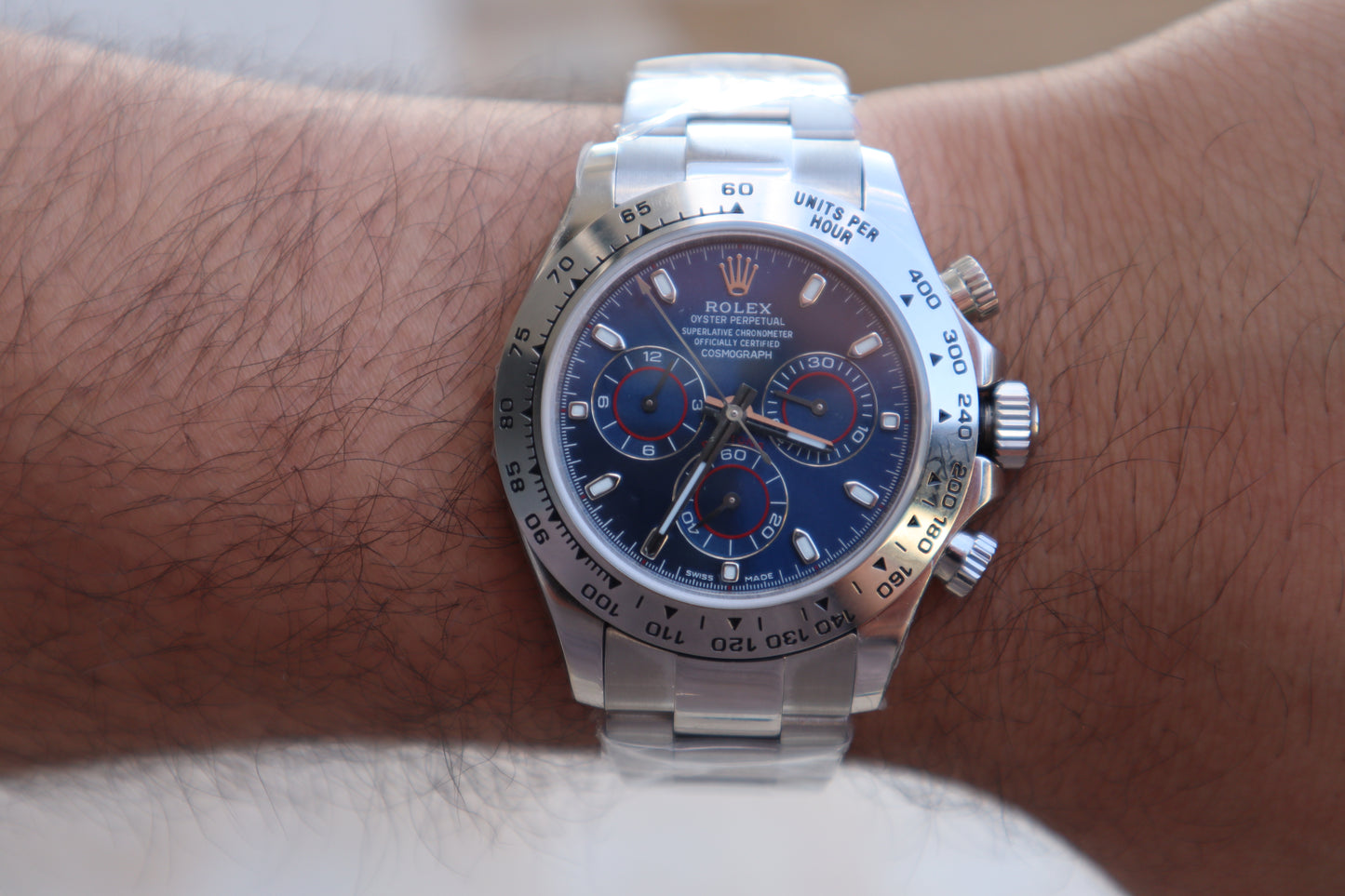 رولكس دايتونا كوزموغراف طبق الاصل حبه واحده فقط ، كلين