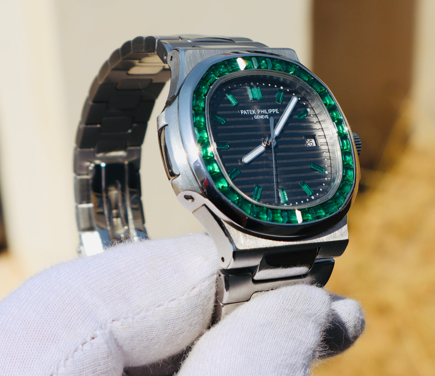 PATEK PHILIPPE RUBY - باتيك فيليب جرين روبي حبة وحدة فق