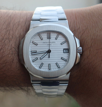 باتيك فيليب نوتلس مينا ابيض - الترا ماتش طبق الأصل