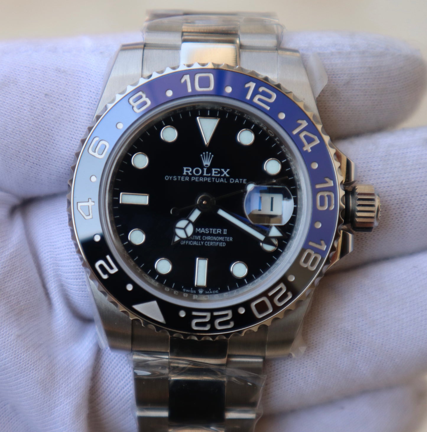 رولكس باتمان كلين ٢٠٢٥ - أويستر طبق الأصل لا تميز ، ماكينة سويسري