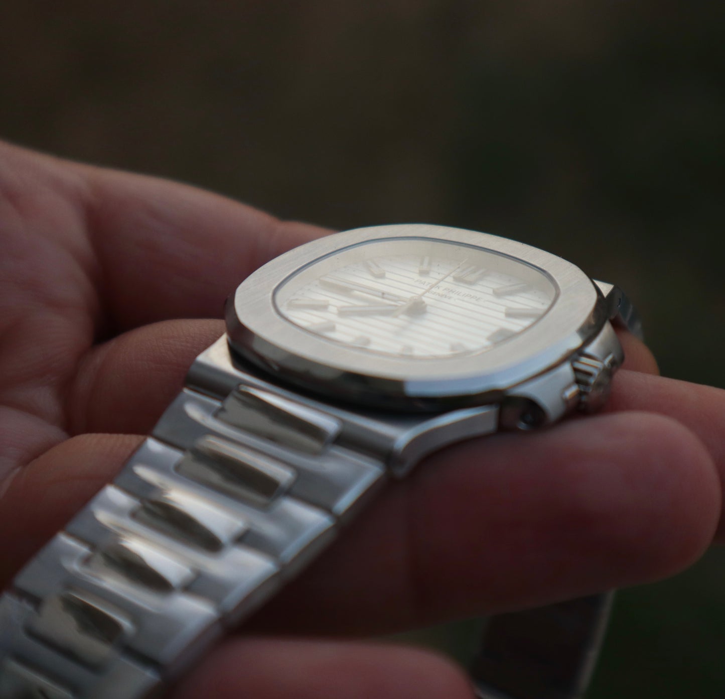 باتيك فيليب نوتلس مينا ابيض - الترا ماتش طبق الأصل