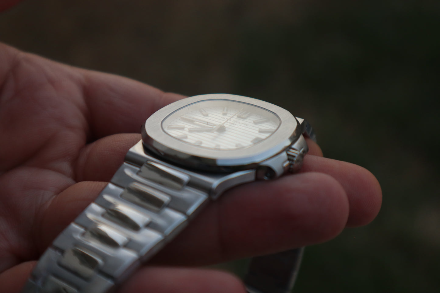 باتيك فيليب نوتلس ٥٧١١ مينا ابيض - كلين اعلى جودة