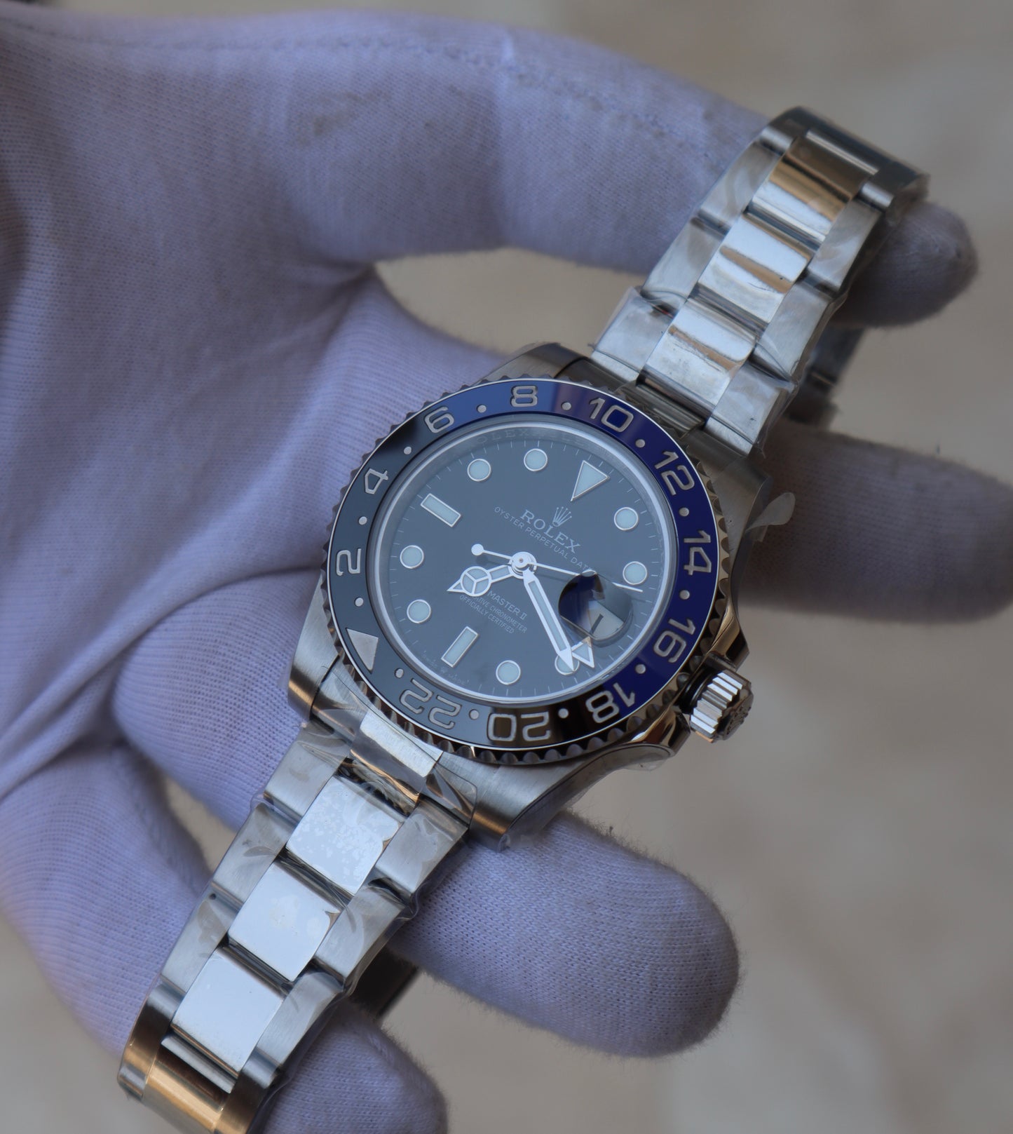 رولكس باتمان كلين ٢٠٢٥ - أويستر طبق الأصل لا تميز ، ماكينة سويسري