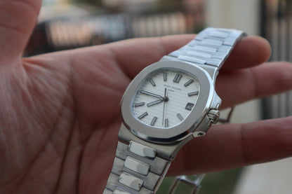 باتيك فيليب نوتلس ٥٧١١ مينا ابيض - كلين اعلى جودة