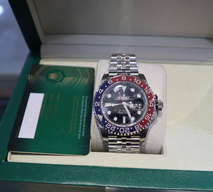 رولكس جي ام تي ببسي كلين طبق الأصل - قطعة واحدة ماكينة سويسري