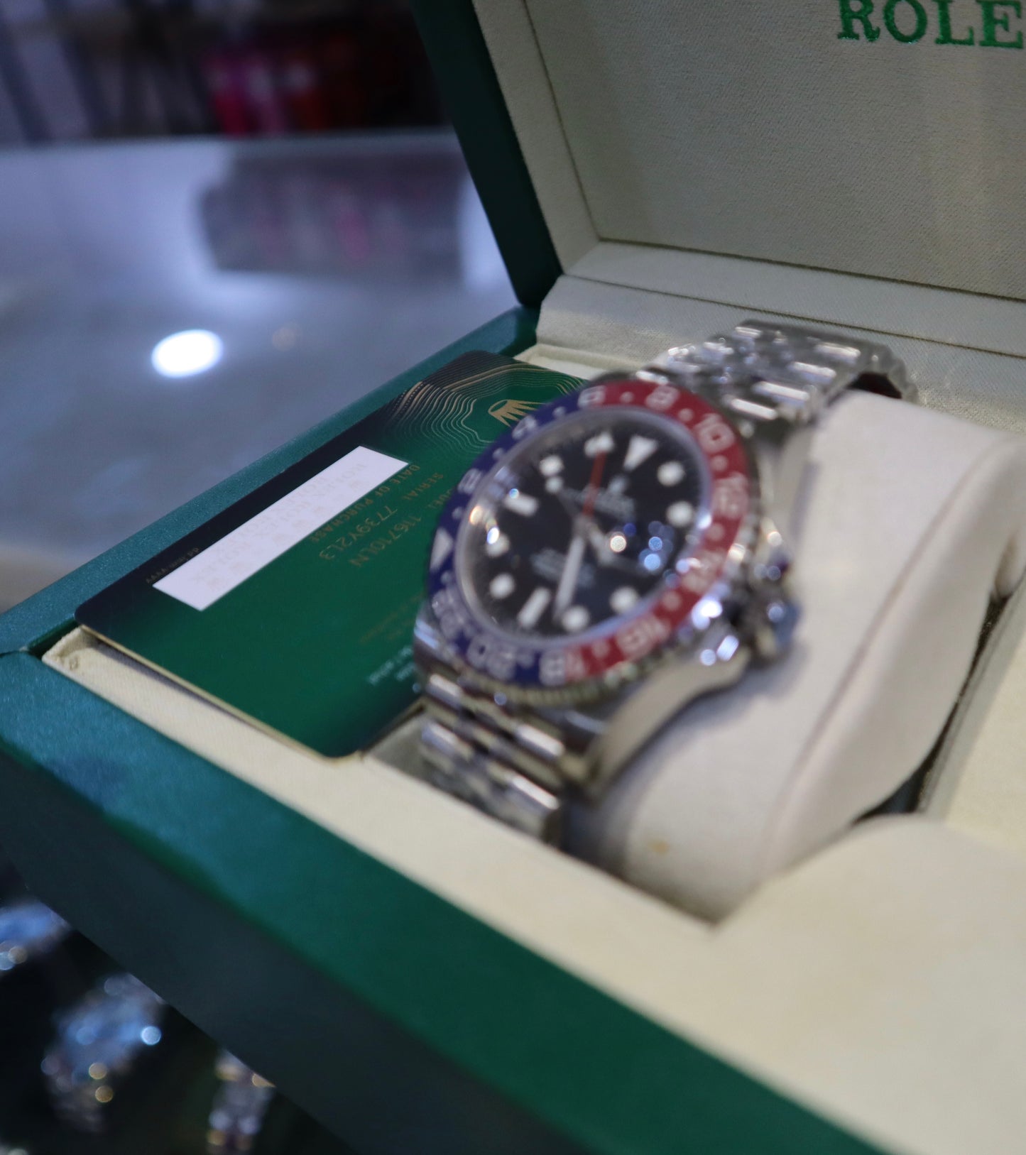 رولكس جي ام تي ببسي كلين طبق الأصل - قطعة واحدة ماكينة سويسري